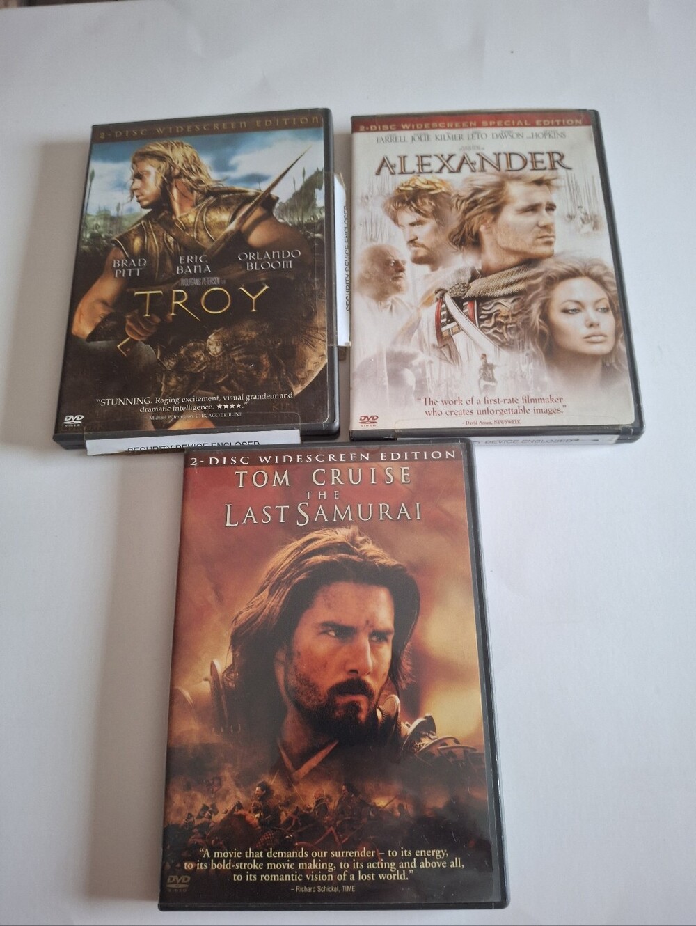 DVD Collection Troy, Alexander, Last Samurai
